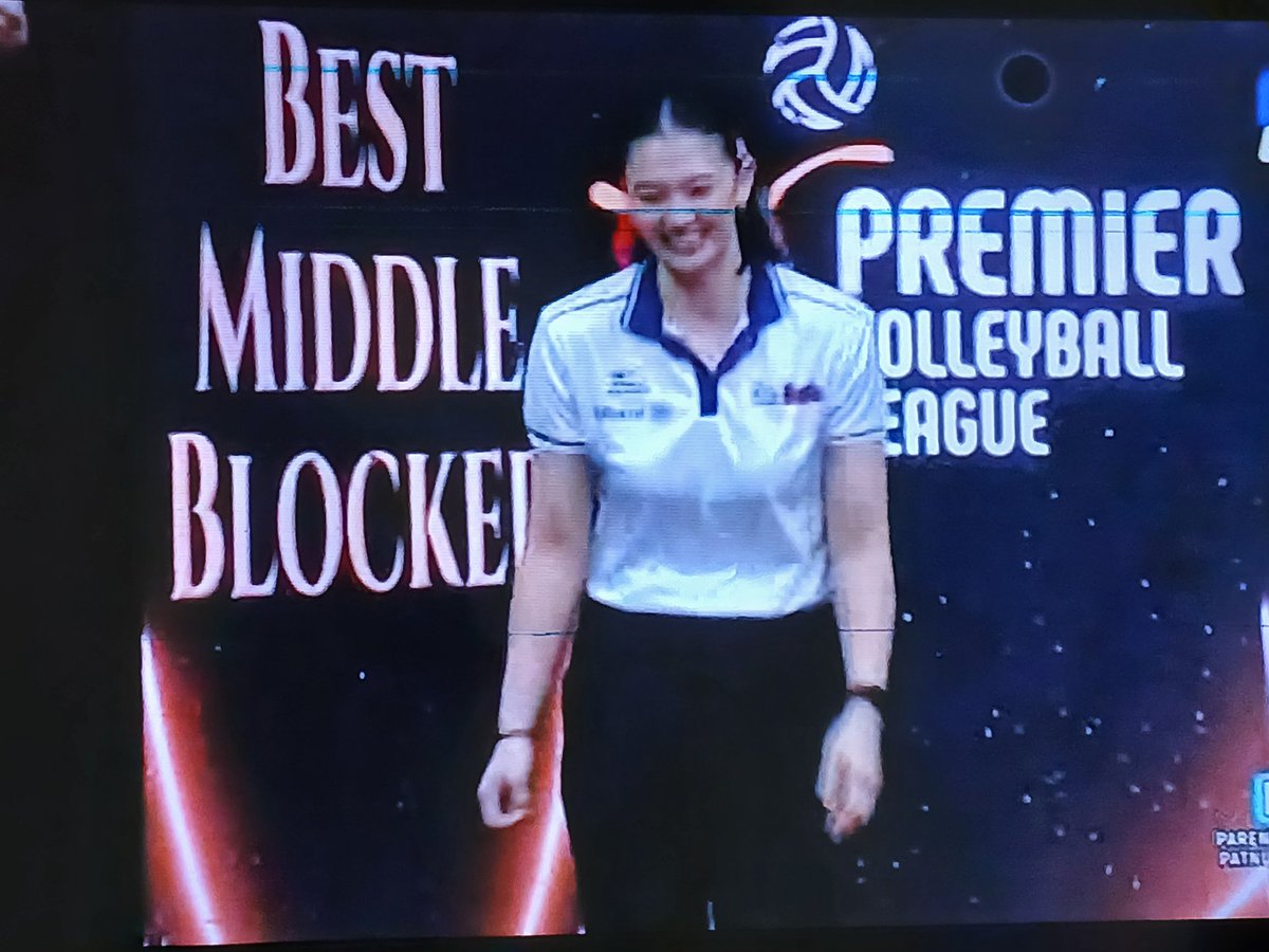 chismosangUbe's tweet image. Madzilla is back! 🥹 Another middle blocker award! Congrats, Maddie! 💜 Your quicks and blocks never fail to amaze. UBE Nation is so proud of you. Mahal na mahal kita! 💜

#CMFT
#TitanPride
#PVLReinforcedConference2025