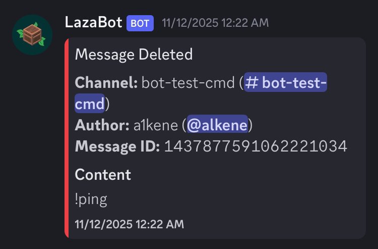 LazaBotApp's tweet image. LazaBot&apos;s Logging System tracks 60+ LOGGING EVENTS.

With our new setup, you can easily toggle and track only what matters most from Member Update to Channel Created.

Get clear records of everything that happens! Use /setup-logging today.

#LazaBot #DiscordBot #Logging