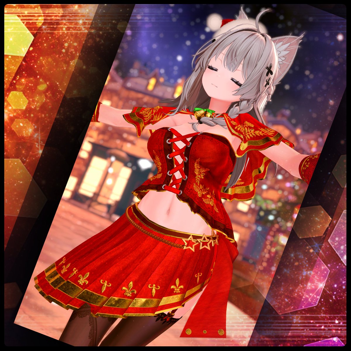 販売開始しました！よろしくお願いします！🎄👗✨
クリスマスをイメージしたドレス衣装です！🔔🎄🎁