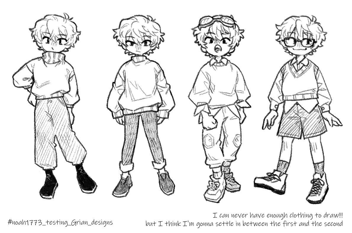 noah1773's tweet image. trying out this and that
#grianfanart