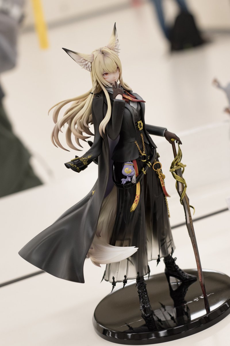 #となモ8  の一般展示おすそ分け①です(アークナイツ分だけ)
じとめさん(#ryo_cpr)のウルピスフォリア
原型は温柔乡さん(#fengzhihua2)