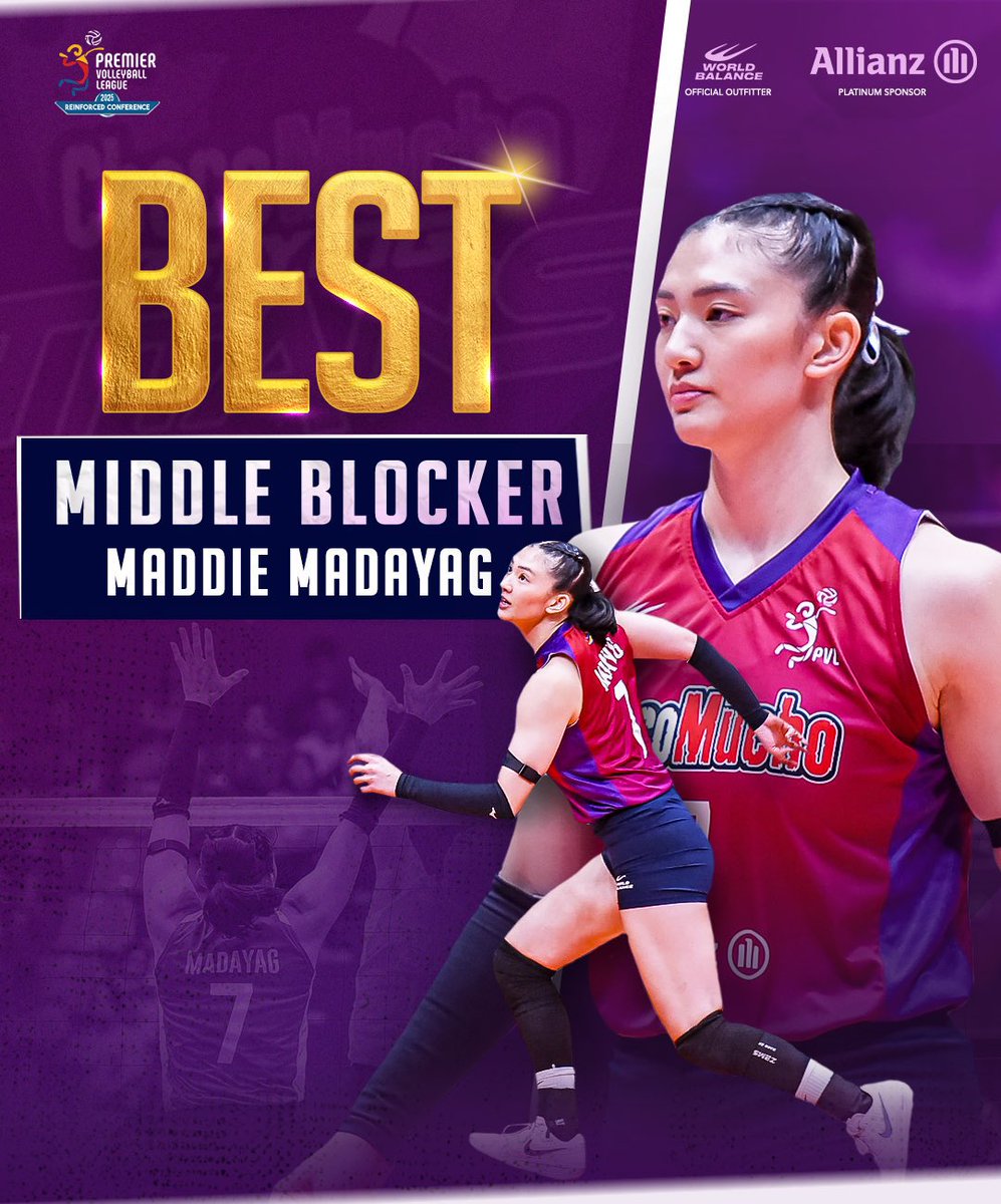 CheeseMosssa's tweet image. Deserve masyado!!! Congrats Madzilla🤍🙏🏻🥳 Maddie Madayag! Best Middle Blocker! #titanpride #chocomuchoflyingtitans #PVLReinforcedConference2025