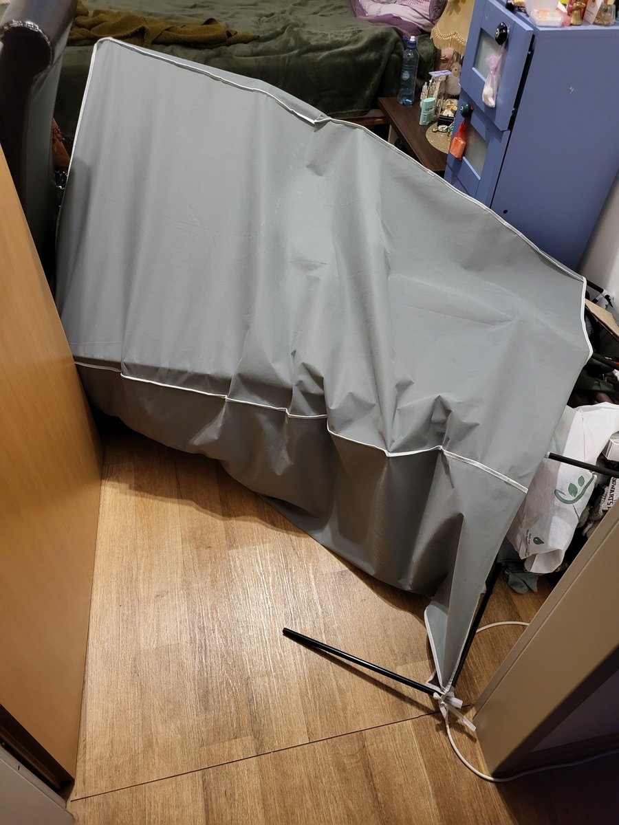 Прихожу до дому, в в кімнаті отакий сюрприз.