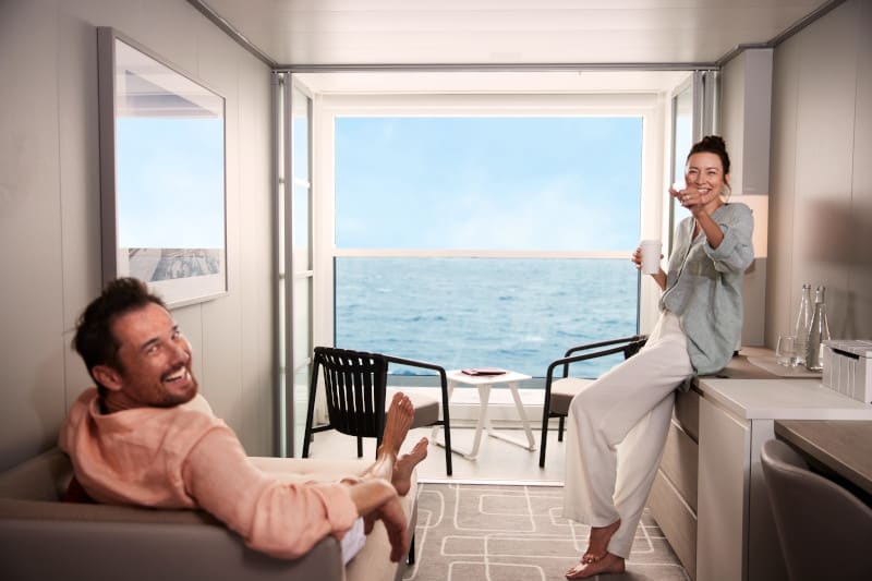 🌊✨ Experience the Infinite Veranda aboard the Celebrity Edge Series, where your living space effortlessly merges with the beauty of the sea. 

Ready to elevate your cruise experience? Let me assist you in booking this extraordinary journey! 🚢🌅