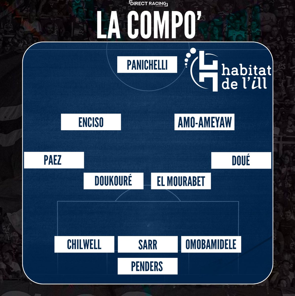 Direct__Racing's tweet image. La COMPO de votre équipe !!!

#LiveRCS #RCSA #RCSASB29