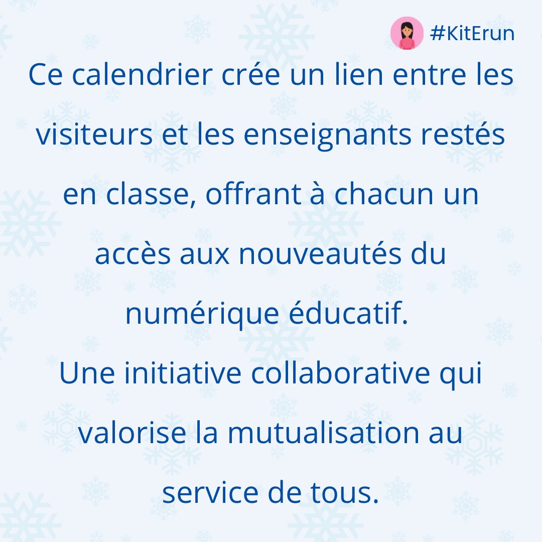 MercierRichard5's tweet image. ✨CALENDRIER DE L’APRÈS✨

Pépites et coups de ❤️ des #ERUN et #RefNum @educatechexpo

Rendez-vous dès le 1er décembre pour découvrir notre Best-of du salon!
🔗 edurl.fr/calendrier-apr…