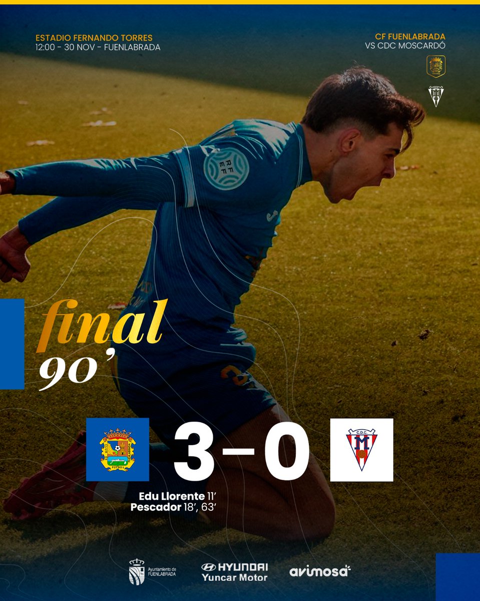 ¡Finaaall! 😍 Tremenda victoria 3-0 . Qué orgullo de este equipo. ¡A por el siguiente! 💥⚽️