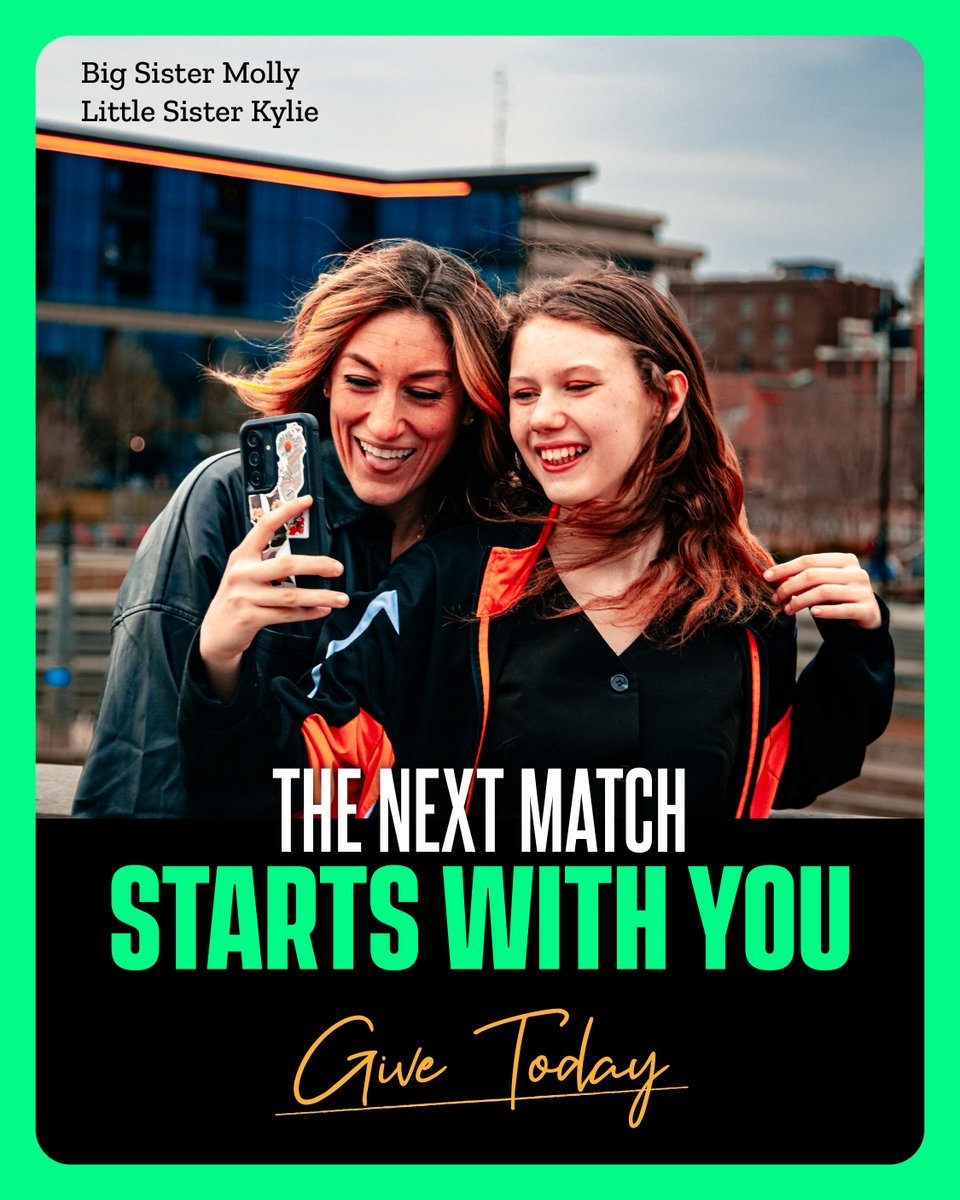 BBBSNEI's tweet image. #GivingTuesday is almost here! Join us in celebrating the spirit of giving by helping us empower more Littles with the guidance of caring Bigs. Your support changes lives. One match at a time. 
💚 Be part of something bigger: giving.bbbsnei.org/givebig

#BeBig #BBBS