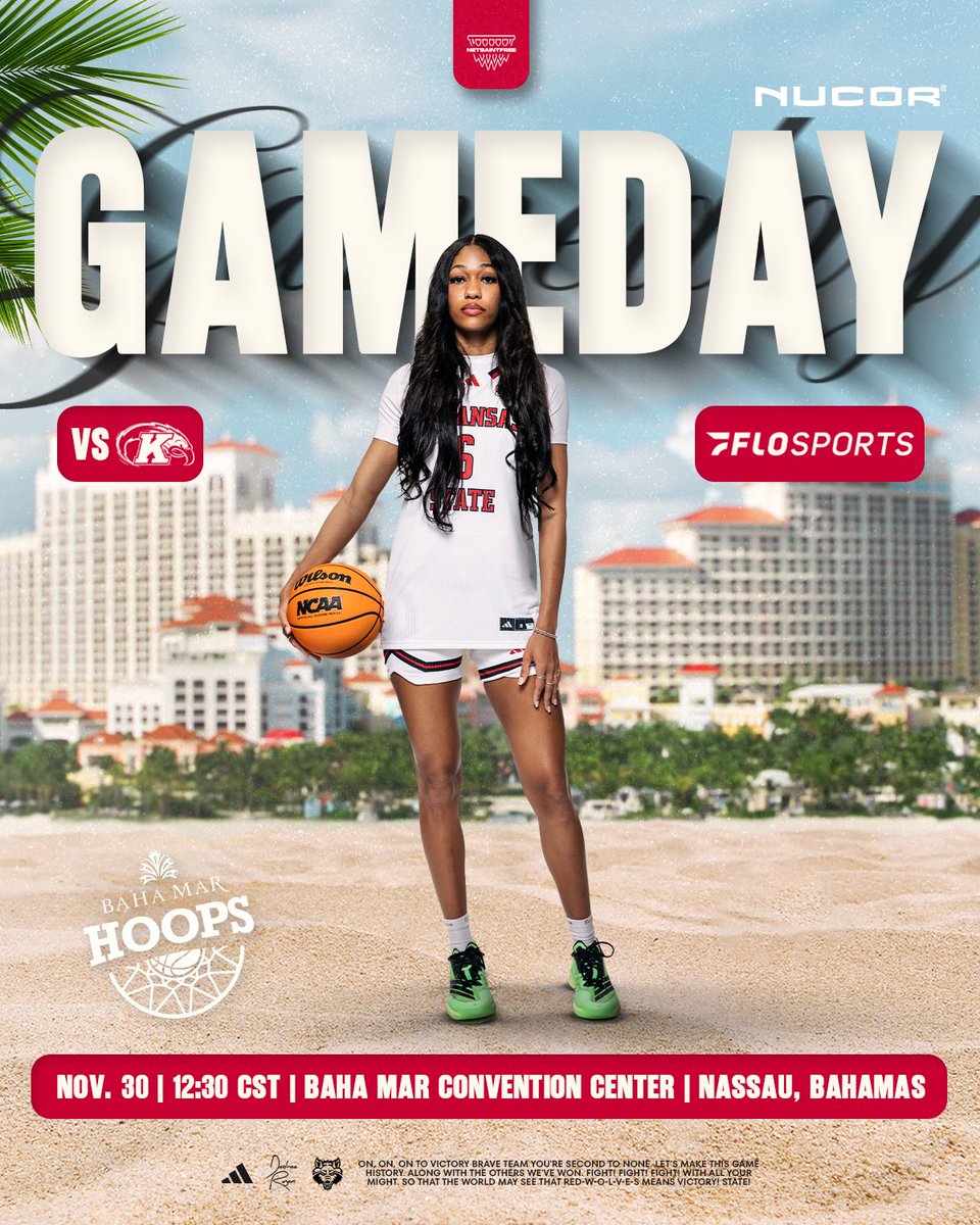 AStateWB's tweet image. 𝐆𝐀𝐌𝐄 𝐃𝐀𝐘 ⛹🏽‍♀️

🆚 Kent State
⌚️ 12:30 PM CST
📍 Baha Mar Convention Center | Nassau, Bahamas
📺 flosports.link/4mTookf 
📻 bit.ly/4qXgolN
📊 bit.ly/48kQUpH 

#NetsAintFree x #WolvesUp🐺