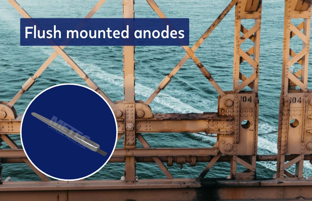 Metecgroup's tweet image. Flush mounted anodes reduce turbulence, making them ideal for hulls &amp;amp; subsea assets.

Sleek, effective &amp;amp; protective.

Talk to us about tailored anode options 📞

#FlushMountedAnodes #Marine #OffshoreEngineering