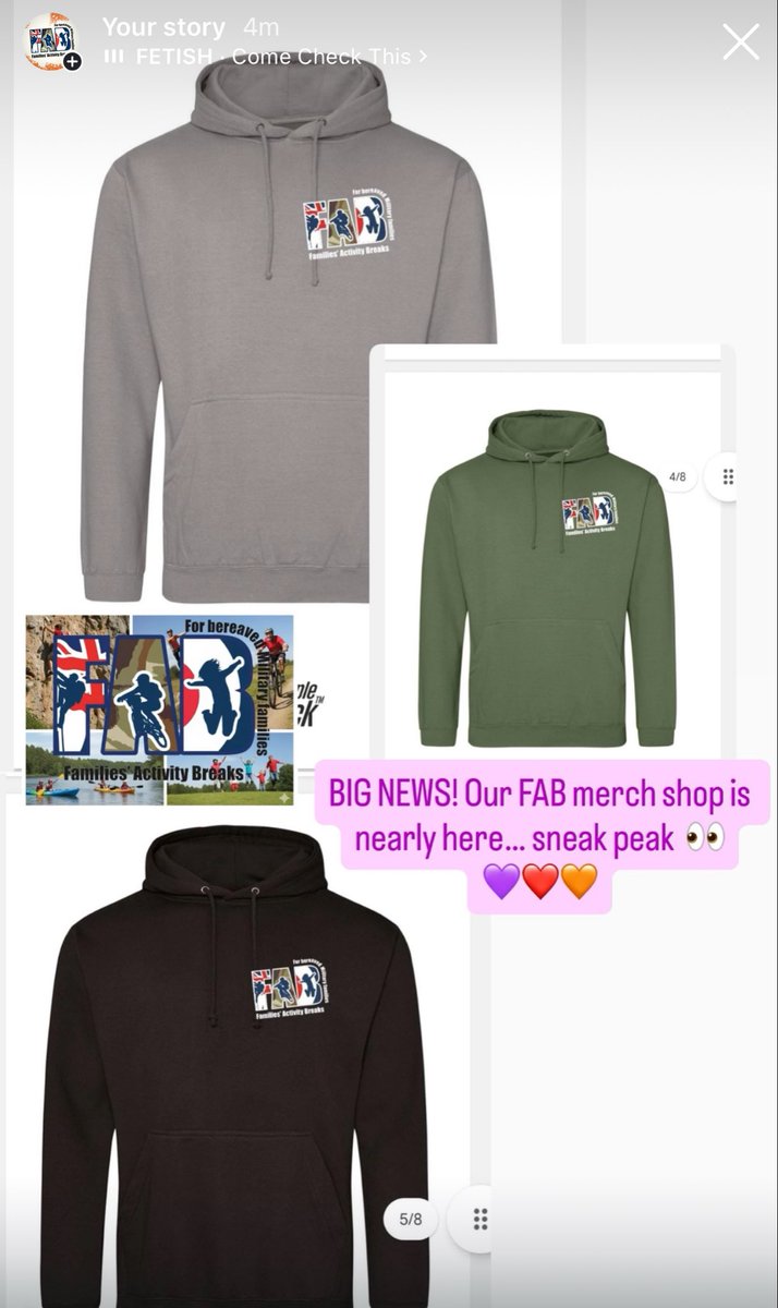 FriendsofFAB's tweet image. BIG NEWS! Our FAB merch shop is nearly here… Sneak Peak 💜❤️🧡