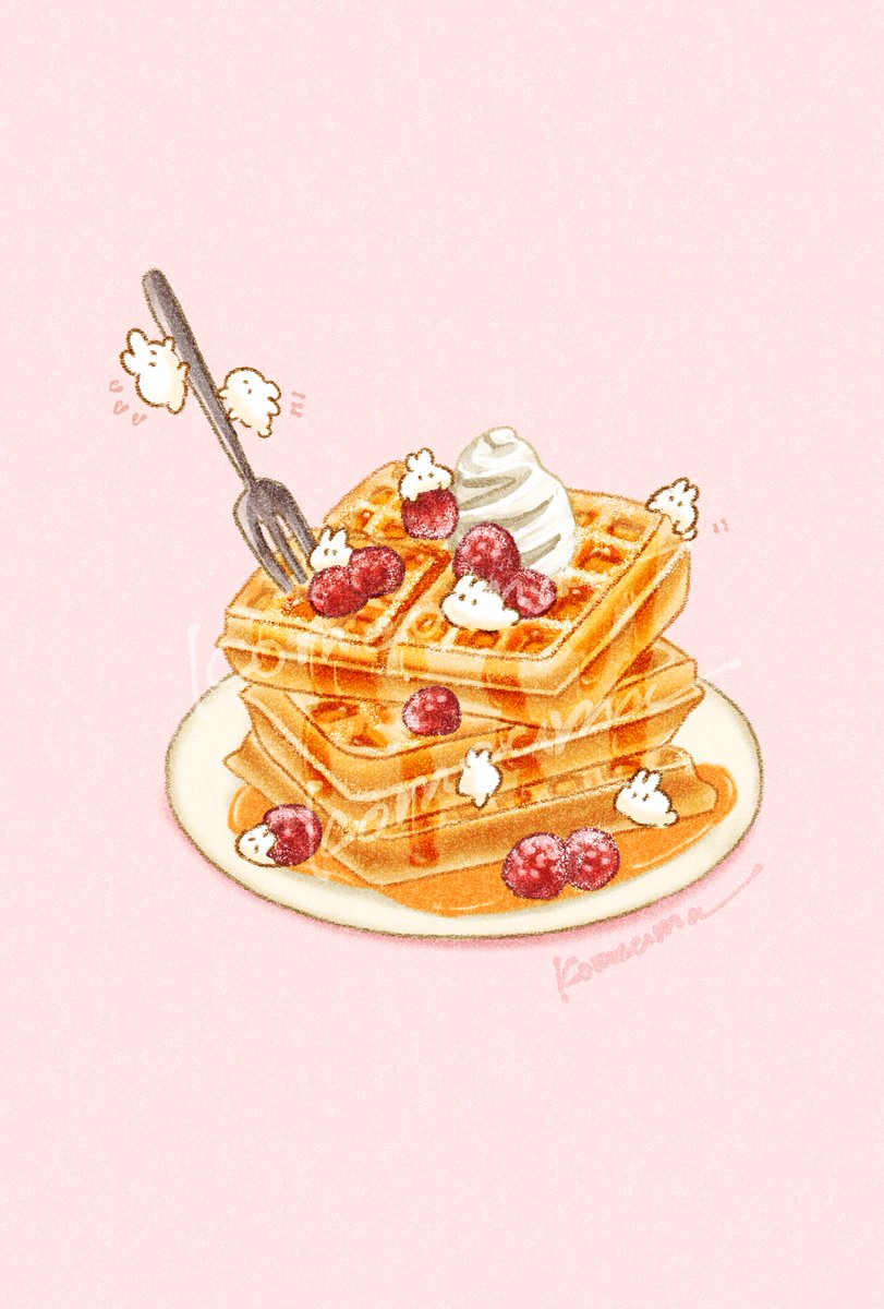 今年もあと１か月、、！
来月はたくさんクリスマスのご馳走を描きます🍗🍰楽しみ✨
 #今月描いた絵を晒そう