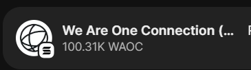 OrionOmnia's tweet photo. Just logged into $WAOC 🚀
We Are One Connection let's grow together🌍🔥
@WAOConnectOne
Suitable hashtags:
#WAOC #Solana #SOL #SolanaCommunity #SolanaEcosystem #SolanaMeme #MemeCoin #Crypto #CryptoCommunity #DeFi #Altcoins #NewGem #100xPotential #CryptoJourney #WeAreOneConnection https://t.co/onFsM4zyhf