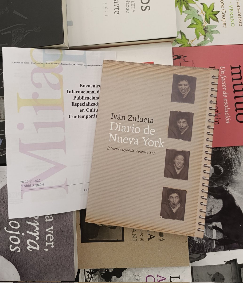 pepitaseditora's tweet photo. 💥#Recomendación en #MiraLookBooks 

Iván Zulueta
Diario de Nueva York
(Primer viaje, 1964)
Coedición con la Filmoteca Española 
https://t.co/DVQa2C0p4b https://t.co/4Jumgdpyi4