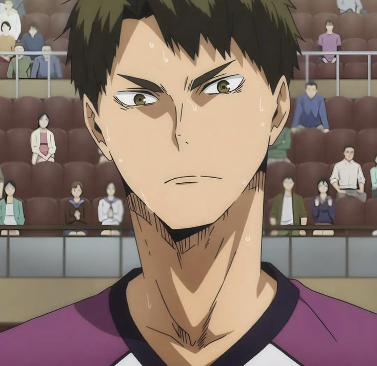 ushijima tuh gantengnya ganteng old money banget... kayak selalu wangi &amp; bersih... cowoknya tuh NYOWOK banget😭 *hq