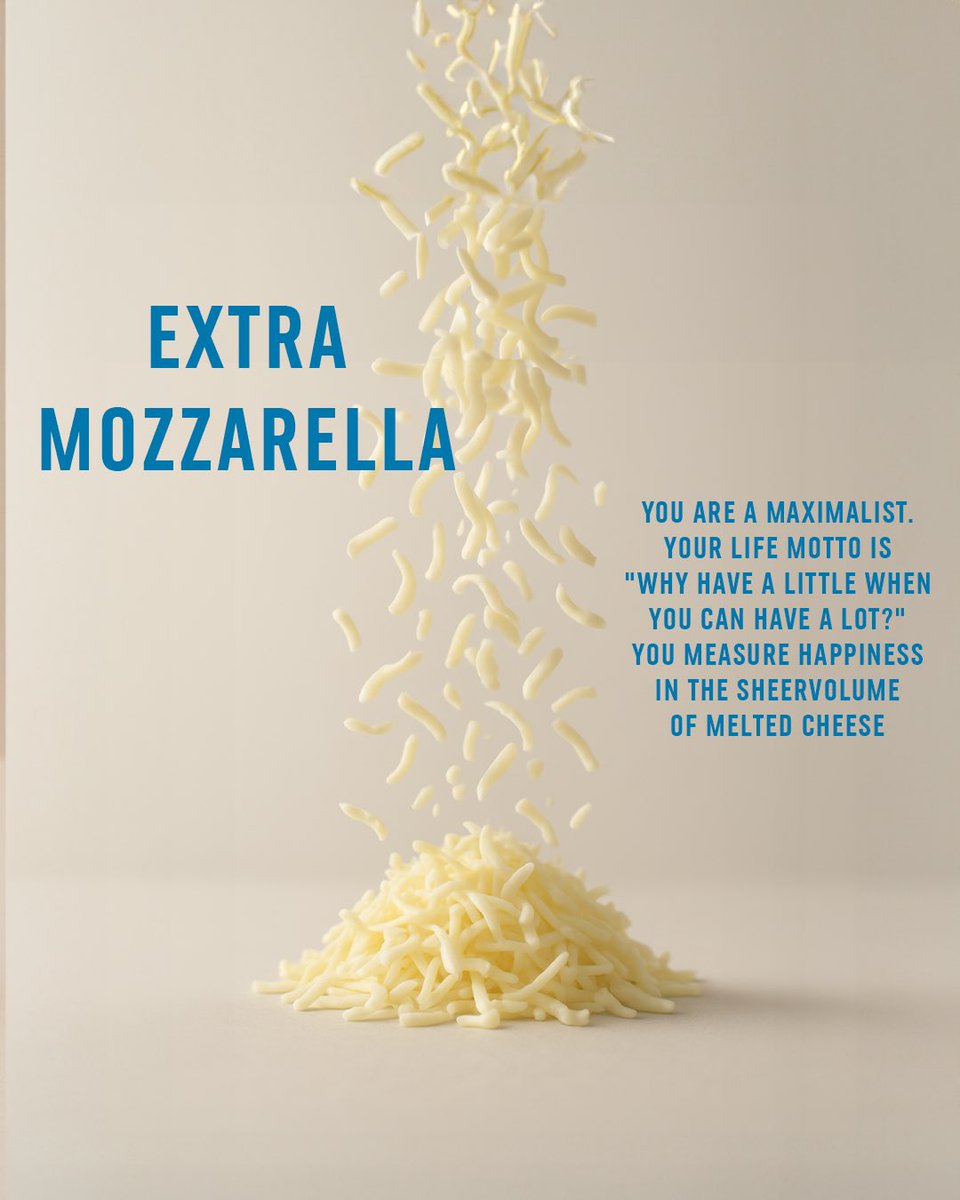 DominosQatar's tweet image. Every order has a personality, which one matches yours? 😏🍕

#dominos #pizza #personality