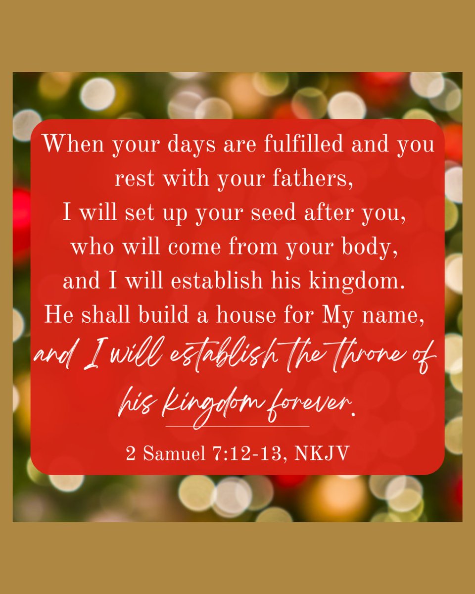 kimberly_keagan's tweet image. God promises a lasting kingdom built not by human strength, but by His faithfulness.

#SundayScripture