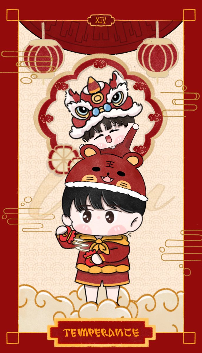 อานนี้รูปเต็มคับ ! เค้าตั้งใจทำแนวจีน ๆ คล้าย ๆ กับ WU โดยจะมีคำว่า WU จาง ๆ อยู่ข้างหลังน้อง ก็เลยได้ออกมาเป็นตรุษจีน ฝากด้วยนะคับ📿🥺🫶🏻