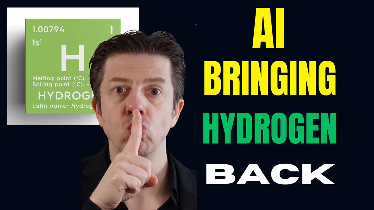 AI Just Created a $1 Trillion Hydrogen Boom - And No One's Ready $PLUG $BE $FCEL $CHHYF $CH youtu.be/MACZWAN3VuQ