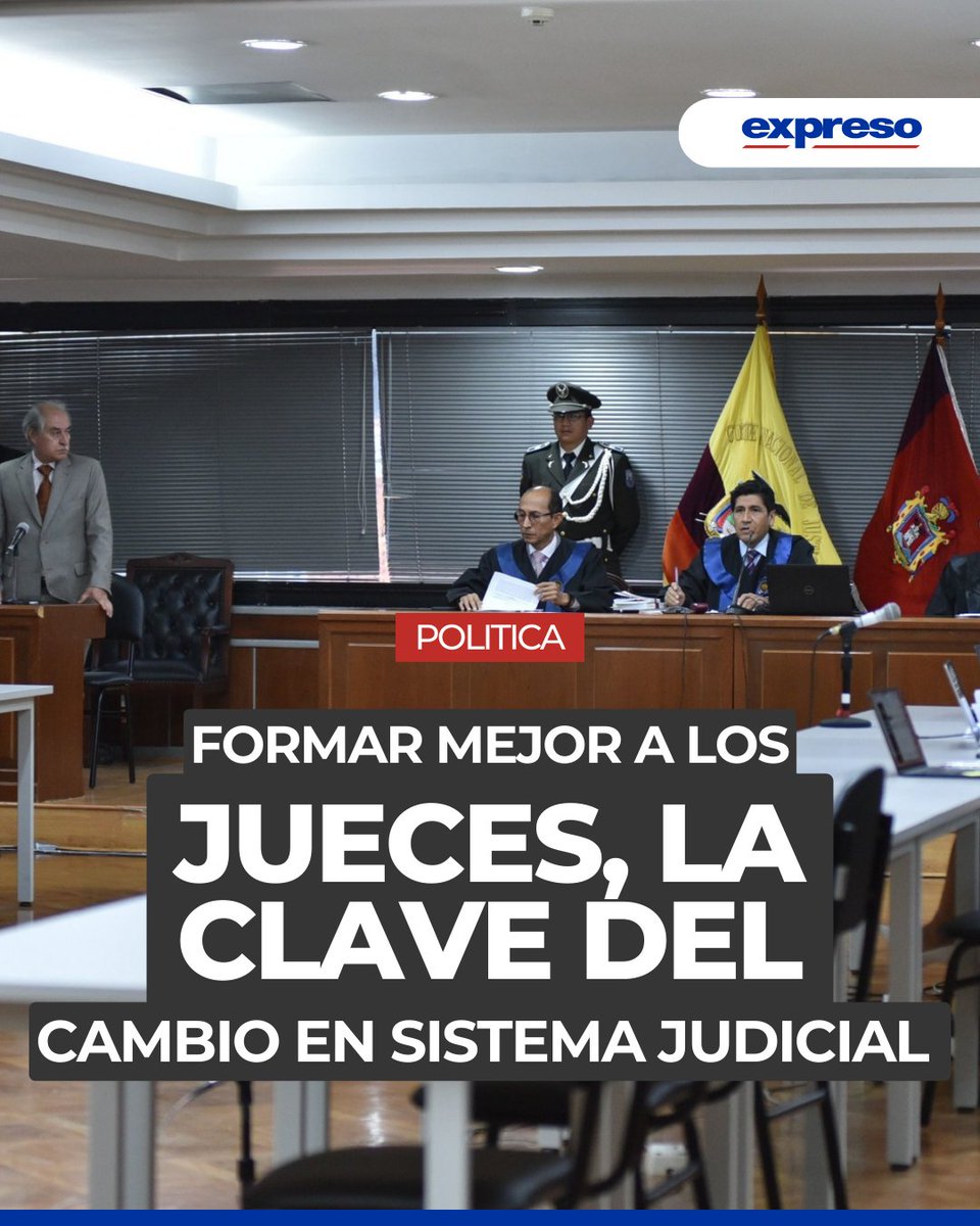 Expresoec's tweet image. Decenas de jueces destituidos por corrupción y negligencia. Juristas proponen reformas urgentes para frenar la corrupción y cambiar el sistema judicial.

Además, creen que esta es la clave para que todo se transforme 👉 bit.ly/4ru3YSu