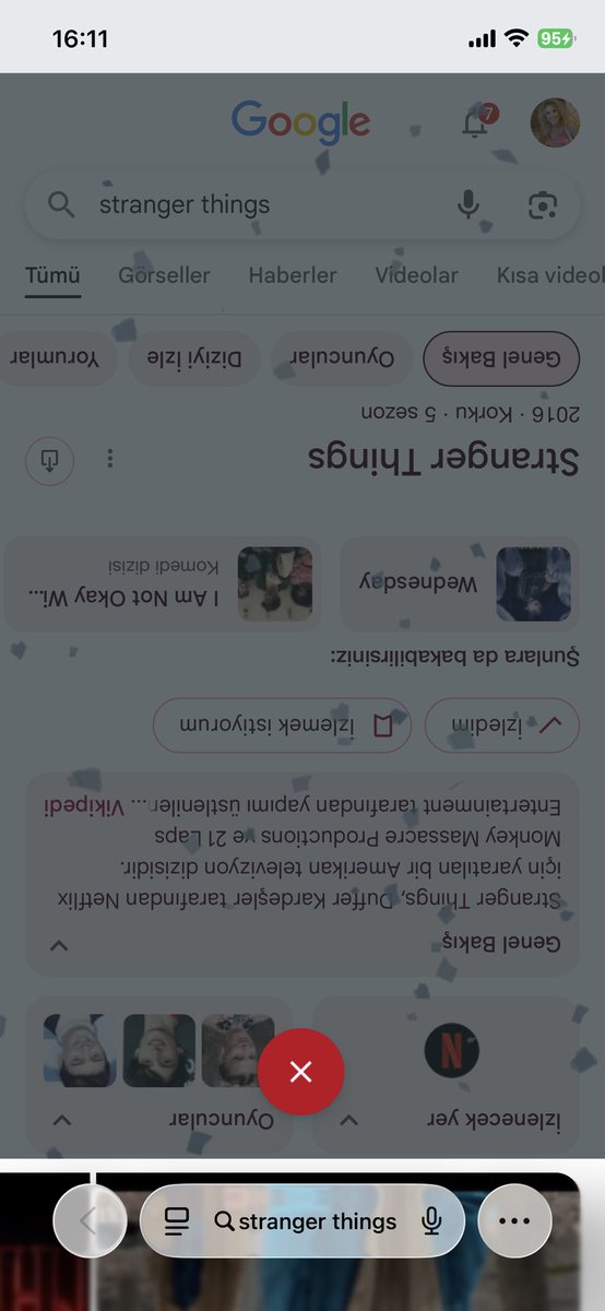 Google “Stranger things” yazıp çıkan “D&amp;D” zarına tıkladığınızda baş aşağı dünyaya gidiyorsunuz. Çok iyi 👍🏻 
#StrangersThings5