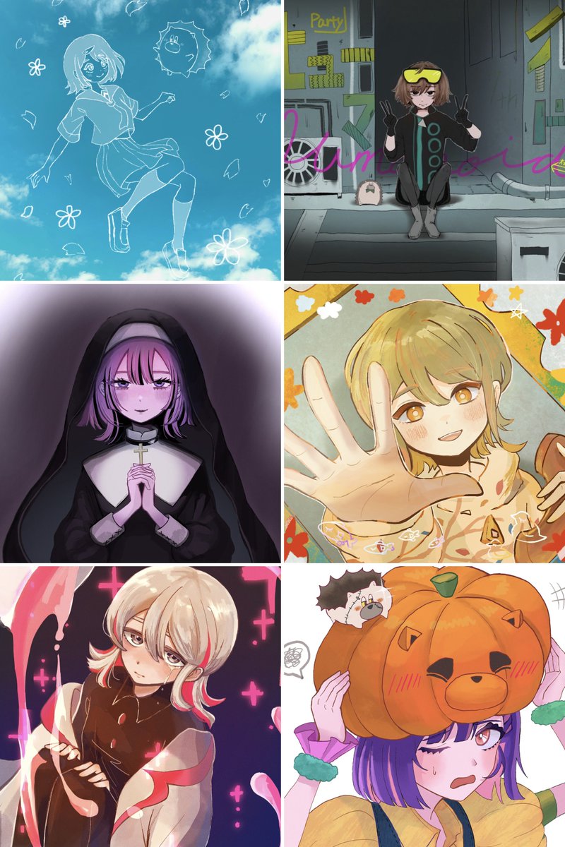 今月描いた絵を晒そう 1ヶ月早いですね( ᐛ ) 今月も楽しく絵を描いた