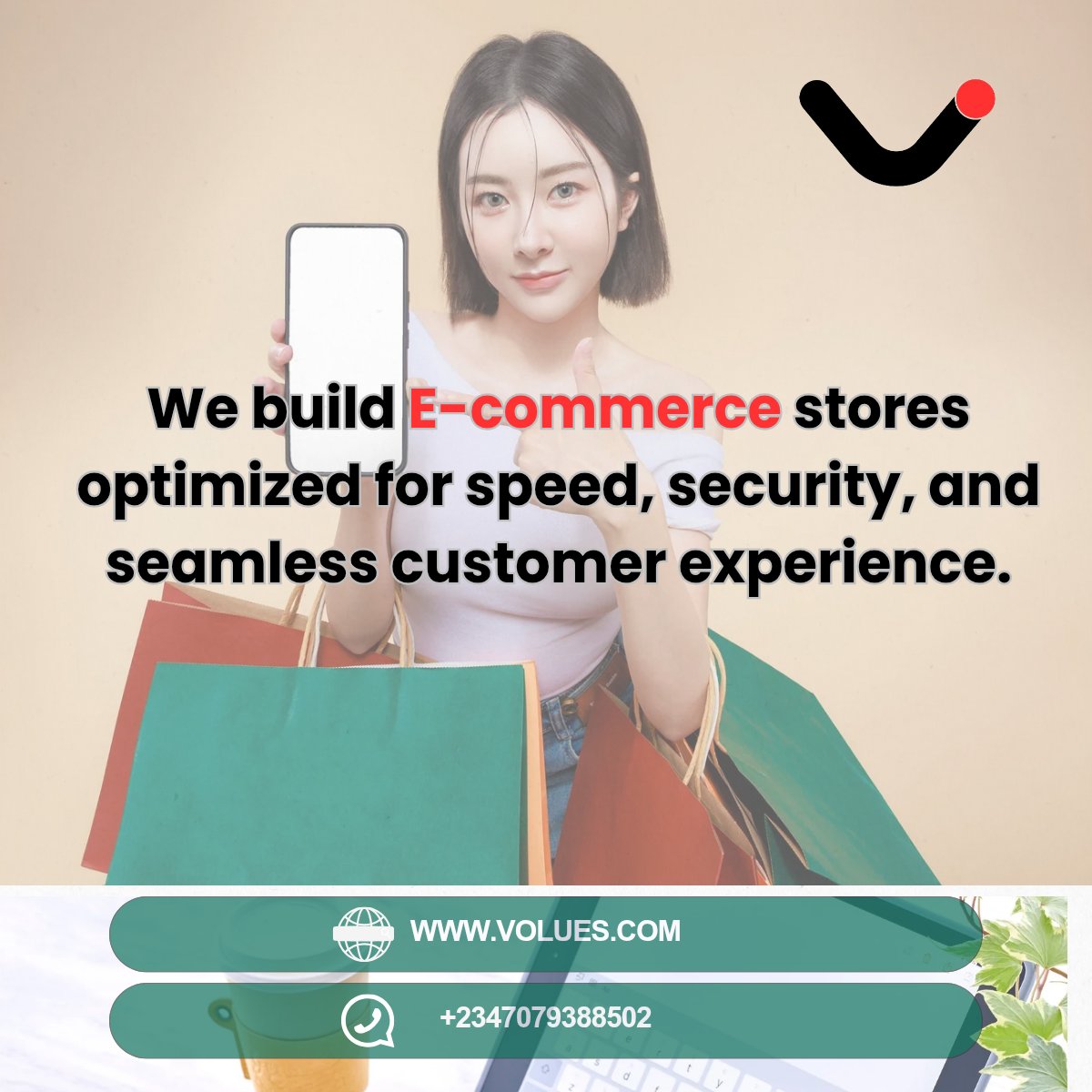TeamVolues's tweet photo. Build your store with power! We eliminate bandwidth and storage limits, so you can focus 100% on sales and growth. Unleash your potential.

#Ecommerce #HighConversion #EfficientStore #SalesGrowth #Volues https://t.co/ERZp37nicx