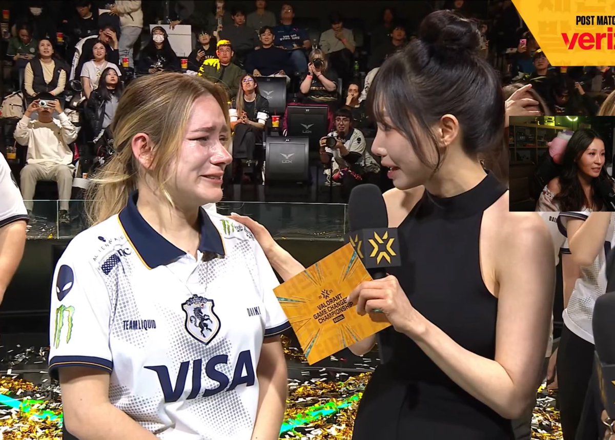 was rooting for srg but she is so happy it makes me happy too 🥹