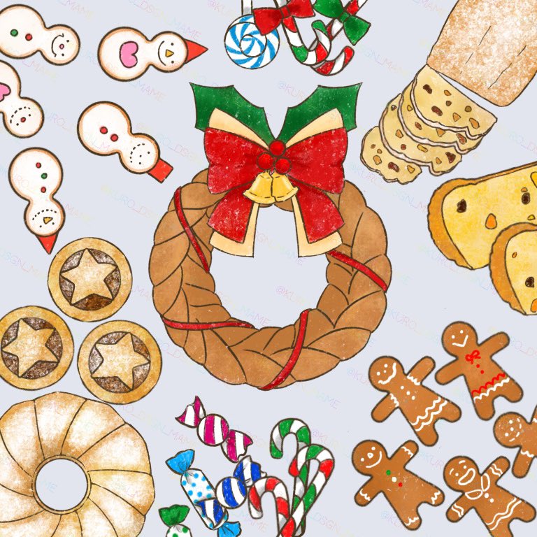 #今月描いた絵を晒そう
#冬の創作クラスタフォロー祭り 
#絵柄が好みっていう人にフォローされたい 
11月は「クリスマス」がテーマでした！
色々な描き方を試しました👍