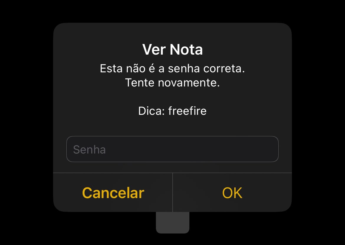 maedepipoca's tweet photo. a minha eu de 2021 trancou uma nota com uma senha q eu n tô lembrando qual é e a desgraçada colocou como dica “freefire” https://t.co/JxiTLSIyr1