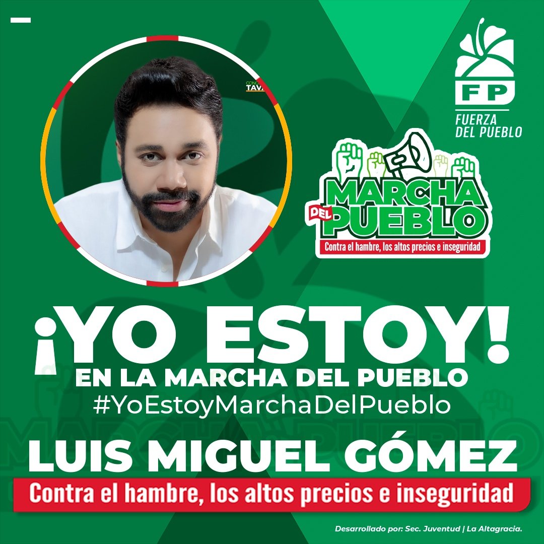 DenunciaSocialR's tweet photo. Yo Voy a la marcha del Pueblo..

#YoVoyMarchaDelPueblo
#MarchaDelPueblo
#MarchaFP
#FuerzaDelPueblo https://t.co/6cmAfmardD