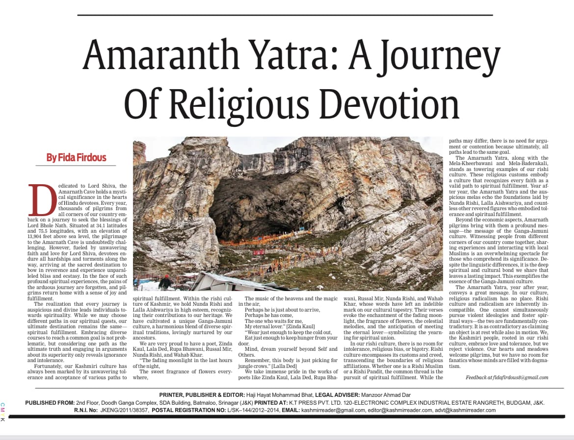 yawa38351's tweet image. One of the most articulate bold voices from Kashmir..!
#FidaFirdousInspire