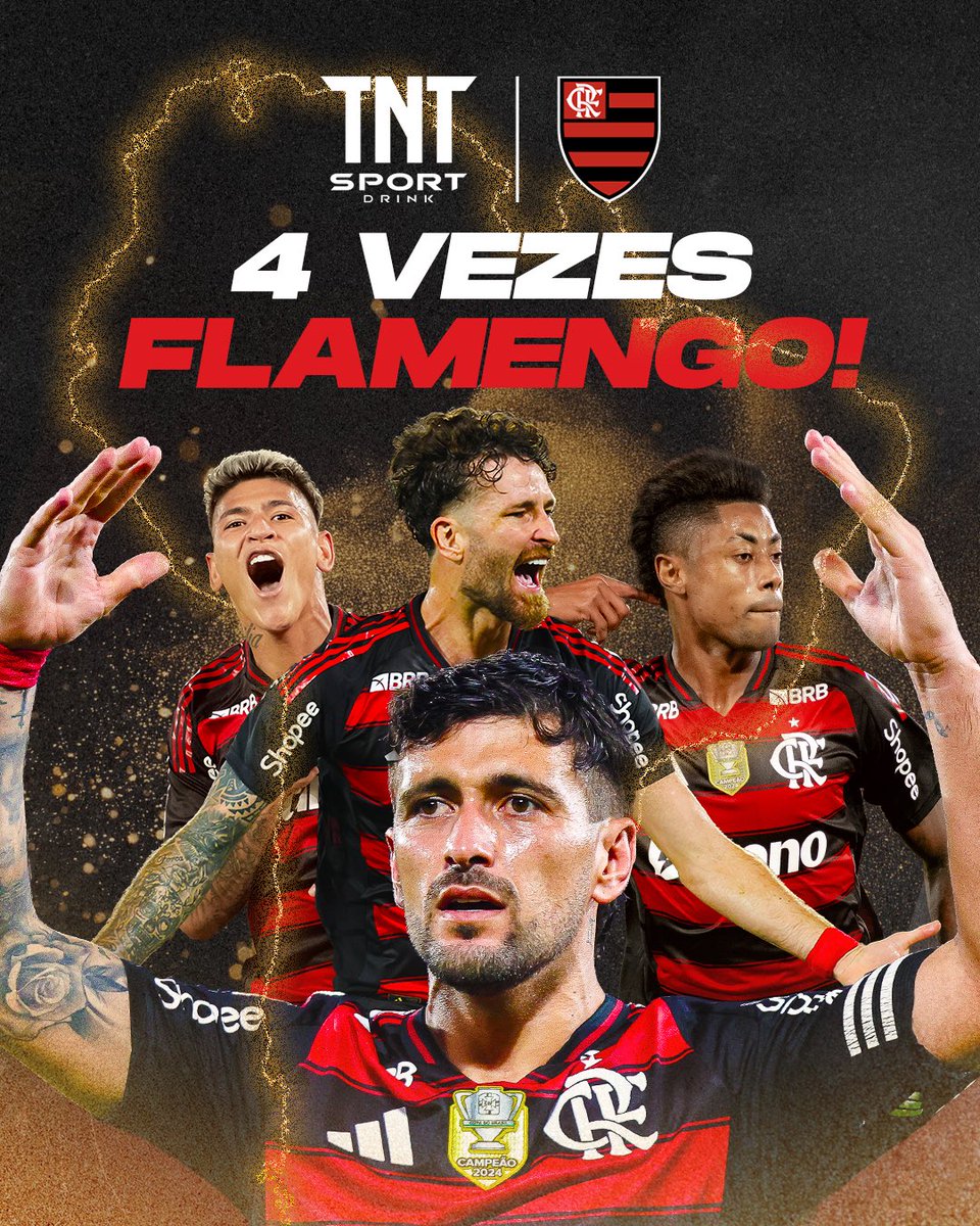 UMA (DUAS, TRÊS, QUATRO) VEZ FLAMENGO, SEMPRE FLAMENGO! OS DONOS DA AMÉRICA PELA QUARTA VEZ! ❤️🖤

Ao lado de TNT Sport Drink, somos o único Tetra do Brasil! 🏆🏆🏆🏆
#ad #tntfla <a href="/energydrinktnt/">TNT Energy Drink</a>