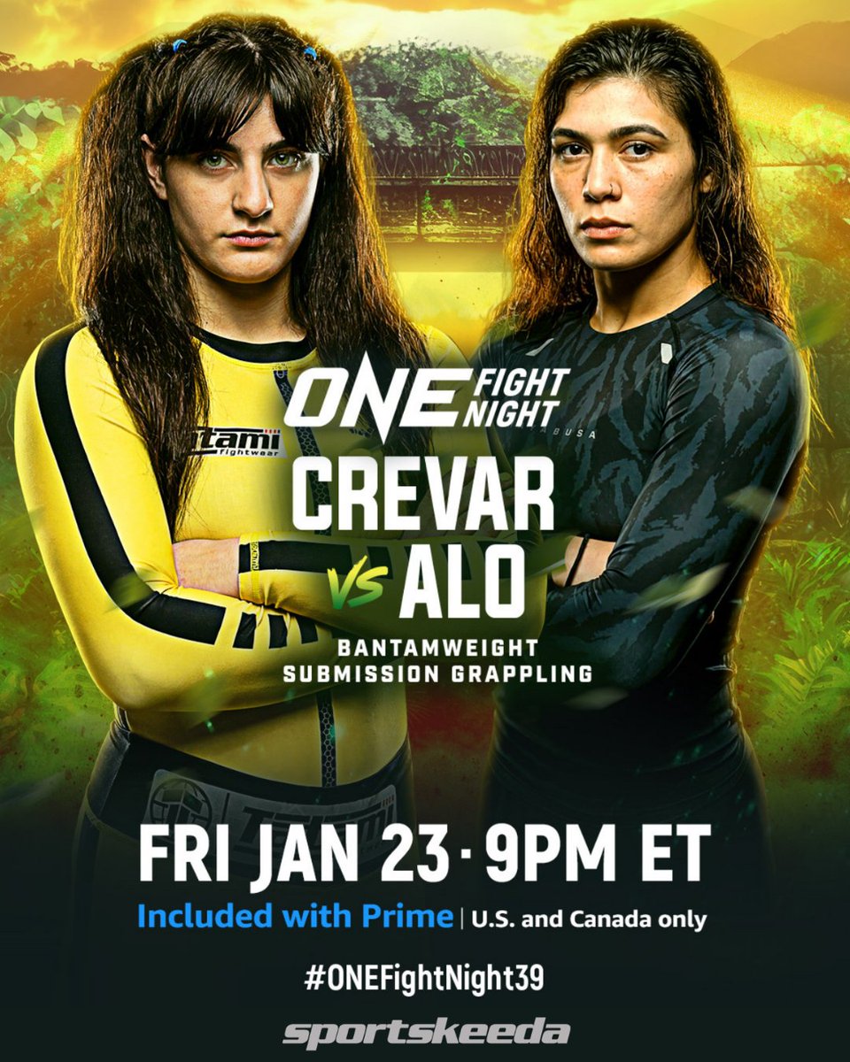 sportskeedaMMA's tweet image. 🔥 🤼 Helena Crevar makes her debut against Teshya Alo. Who ya got? 

#SubmissionGrappling #ONEFightNight39 #ONEChampionship