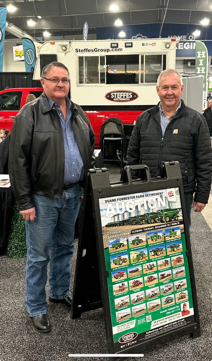 We are fortunate to have been trusted to conduct several hundred retirement auctions this year. From Nevada to northern Sask, we are all part of Team Steffes and we appreciative when our sellers stop in at <a href="/Agribition/">Canadian Western Agribition</a> to meet some potential buyers. On Dec 16/25 we will help Duane
