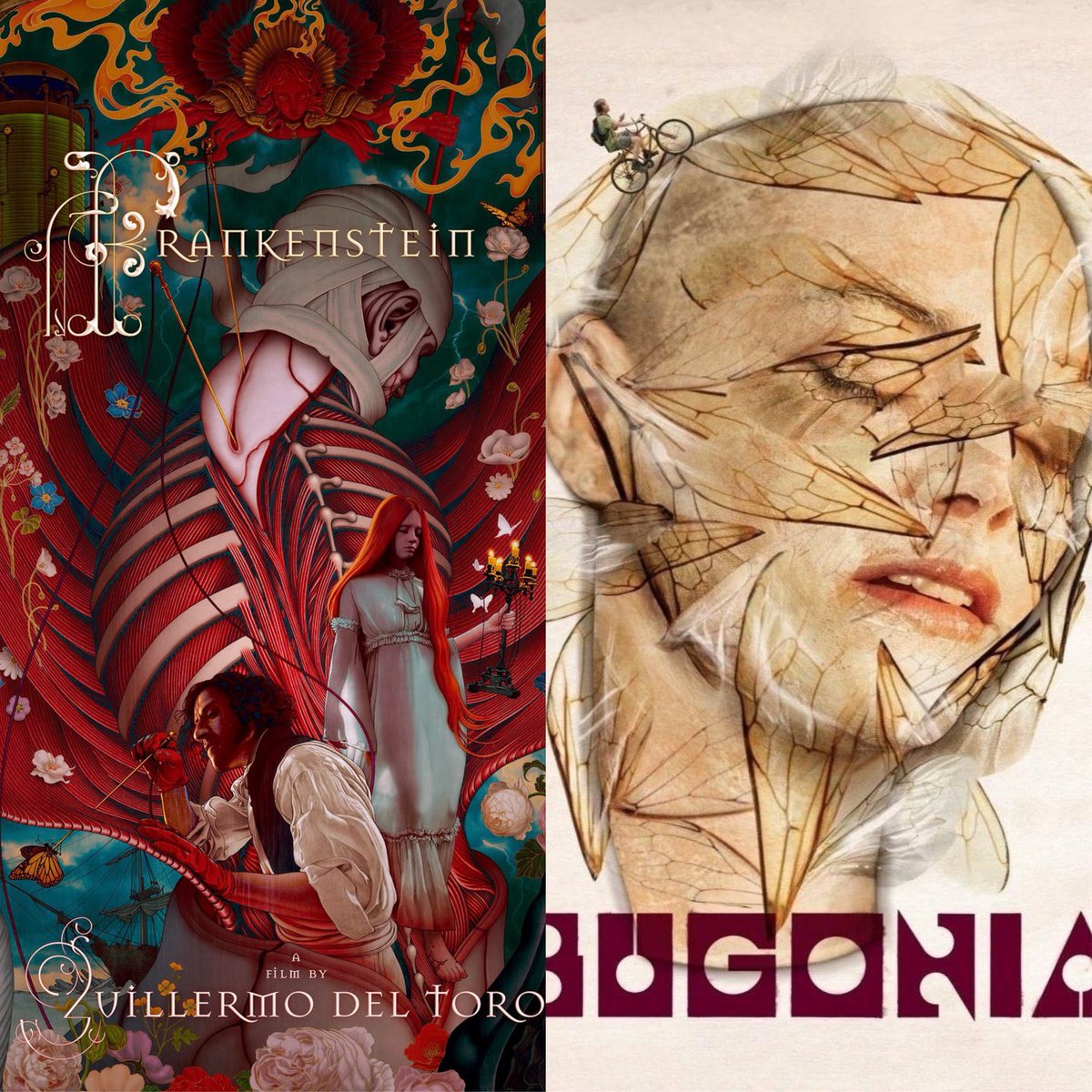 thalyonfilm's tweet image. seulgi watched and recommended frankenstein and bugonia.