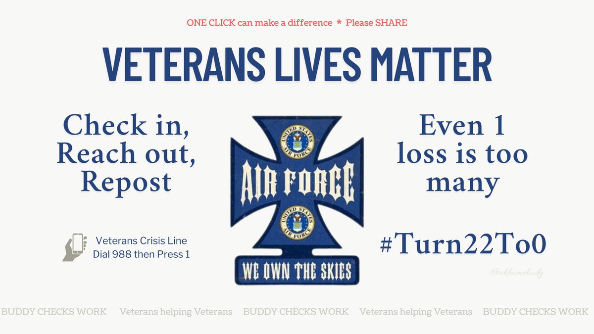 okhomebody's tweet image. ✔️ 🇺🇸#BuddyChecks - Veterans 🇺🇸   ✔️
Hello, buddies. A gentle reminder — self-care matters. It’s what helps you show up as your best self, no matter what life brings. I love all y&apos;all!❤️🤍💙
🇺🇸@AirMech1980 @mgoodlanderUSAF @AtlOBrien @LuisitoEspanol1 @JStancoff @alfrich_k…