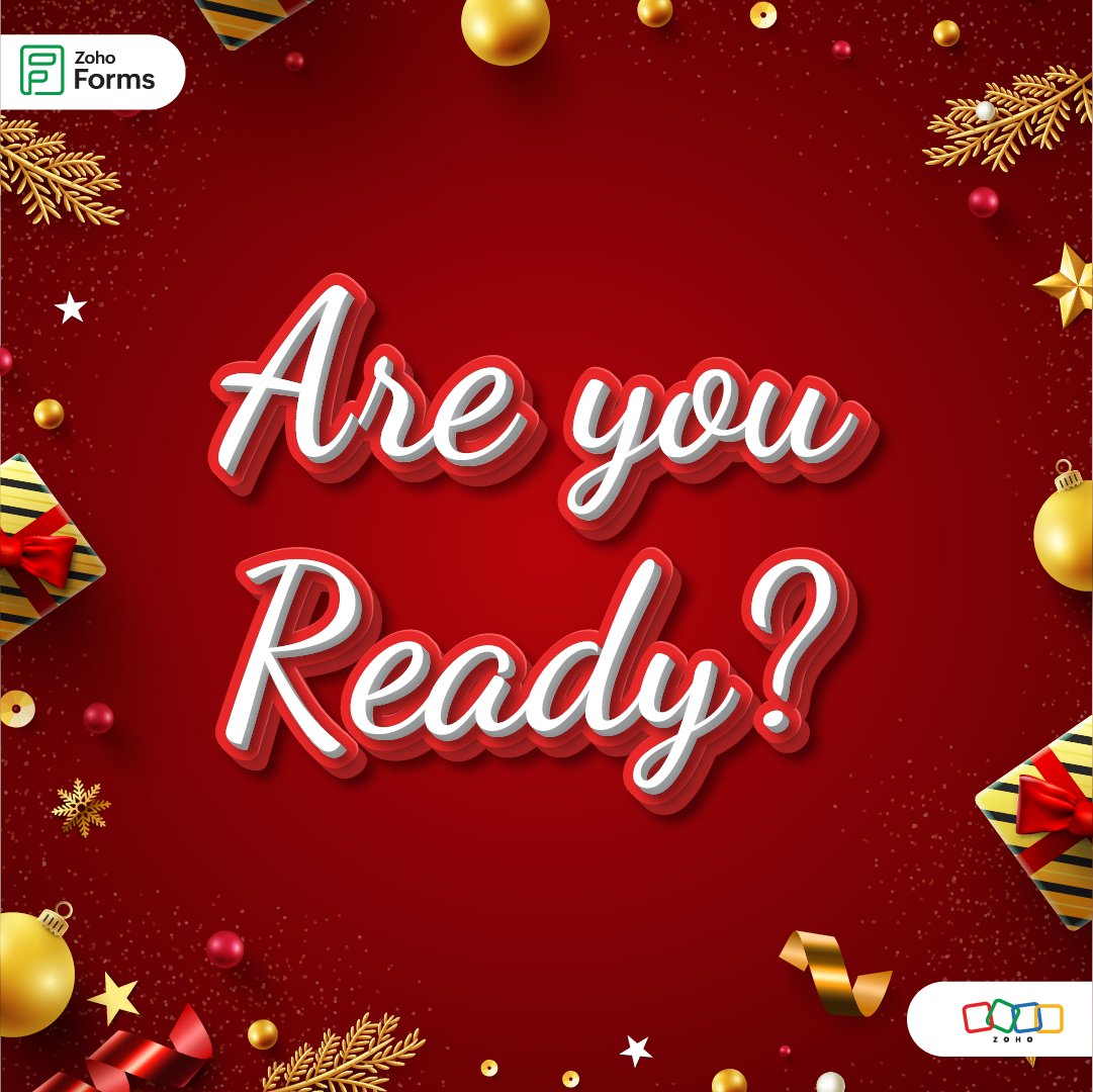 ZohoForms's tweet image. Ready for the holidays? 🎄 We are! The Zoho Forms #TipsForAdvent is almost here. Starting Dec 1st, get 24 days of tips to streamline data collection &amp;amp; boost lead generation this season. 🎁

#ZohoForms #Advent2025 #LeadGeneration