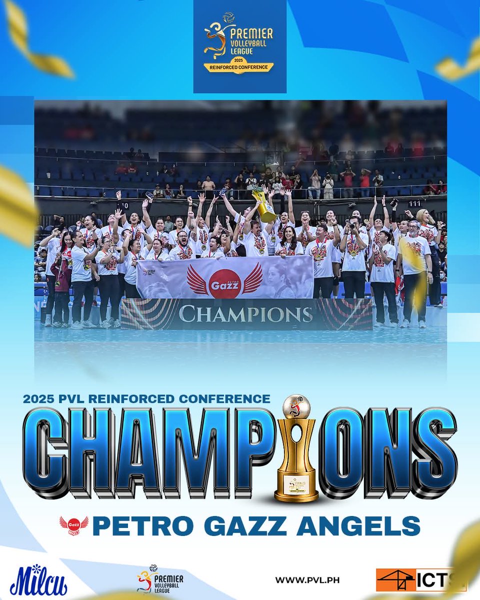 pvlph's tweet image. THE QUEENS OF THE REINFORCED CONFERENCE! 🏆🏆🏆 

Watch the awarding ceremony on:
📺 : One Sports | One Sports+
📲 : Pilipinas Live
🖥️ : pvl.ph/live

#PVL2025 | #TheHeartOfVolleyball