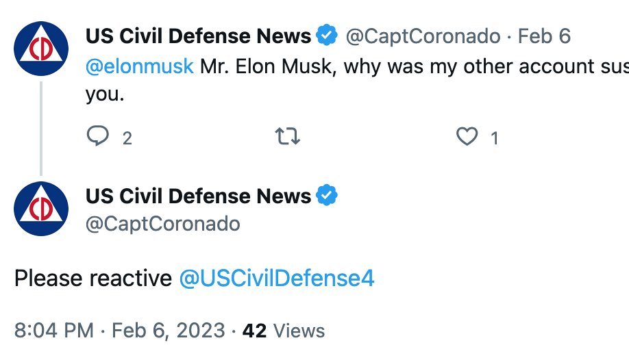 redactedFella's tweet photo. Just your periodic reminder that @defense_civil25 is a known and proven spreader of lies and farms engagement through disinformation. He used to be called "captcoronado" before he was found out and had to rebrand. Type his old handle into the search bar and see for yourself. https://t.co/bD8PTafh5c