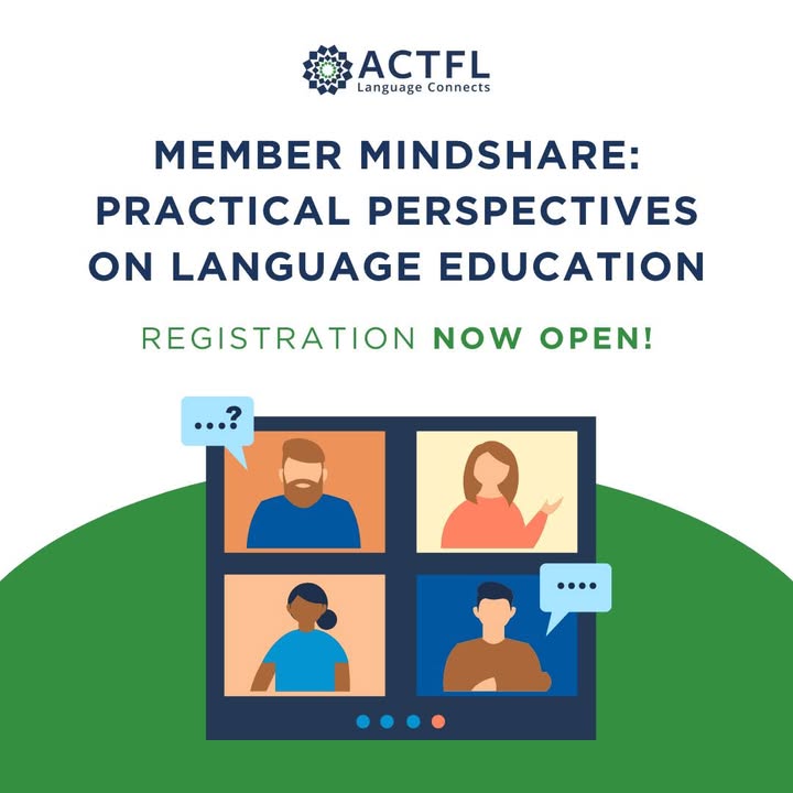 actfl's tweet image. Exploring Learner Feedback for Language Growth – Part II
📅 Dec. 10, 2025 at 7 P.M. ET
REGISTER NOW: my.actfl.org/user/Event_Dis…