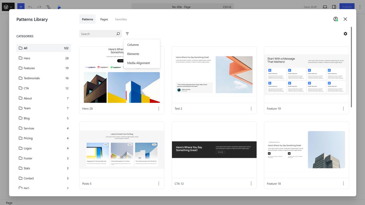 qarayahya's tweet image. Well… the mistake I made when I first built @blocklayouts was exactly that: making the patterns fully styled. Even I found them hard to use because I had to restyle everything again.

Now the patterns are basically structural layouts that inherit your theme’s base styles. You…