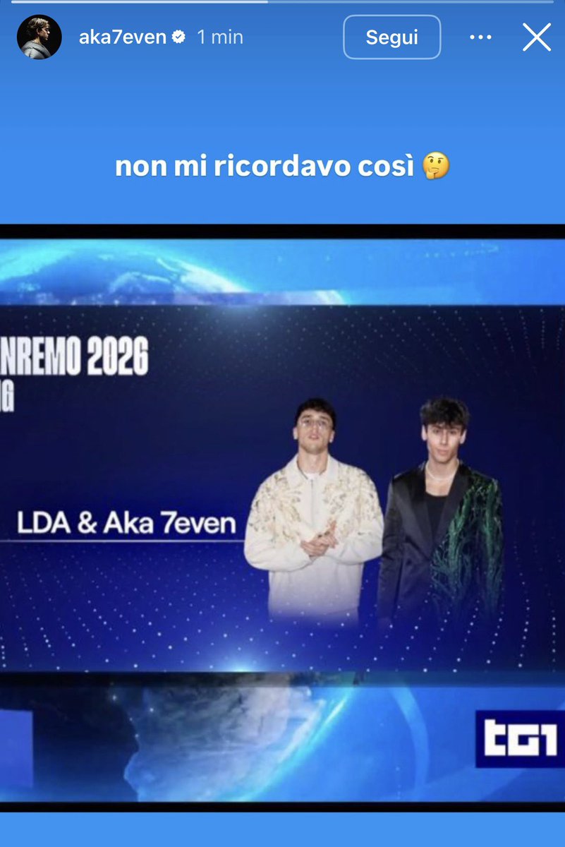 elijah85's tweet image. VOLOOOOO #sanremo2026