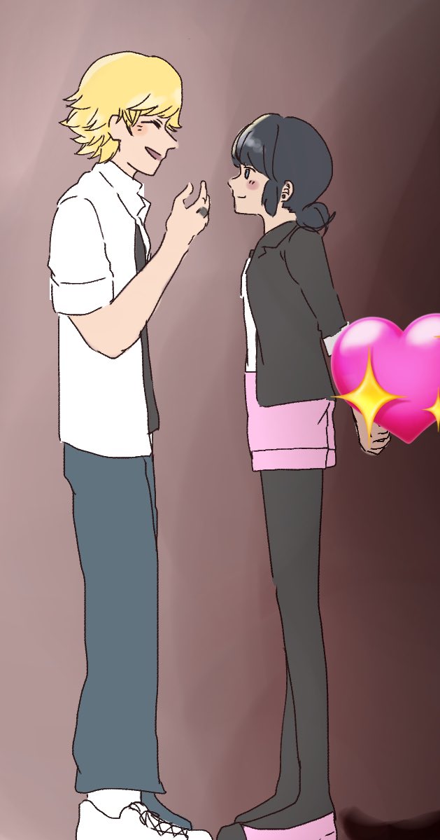 tangled_peter's tweet image. 趣味絵でアドマリ可愛くかけたからアドマリだけのせる