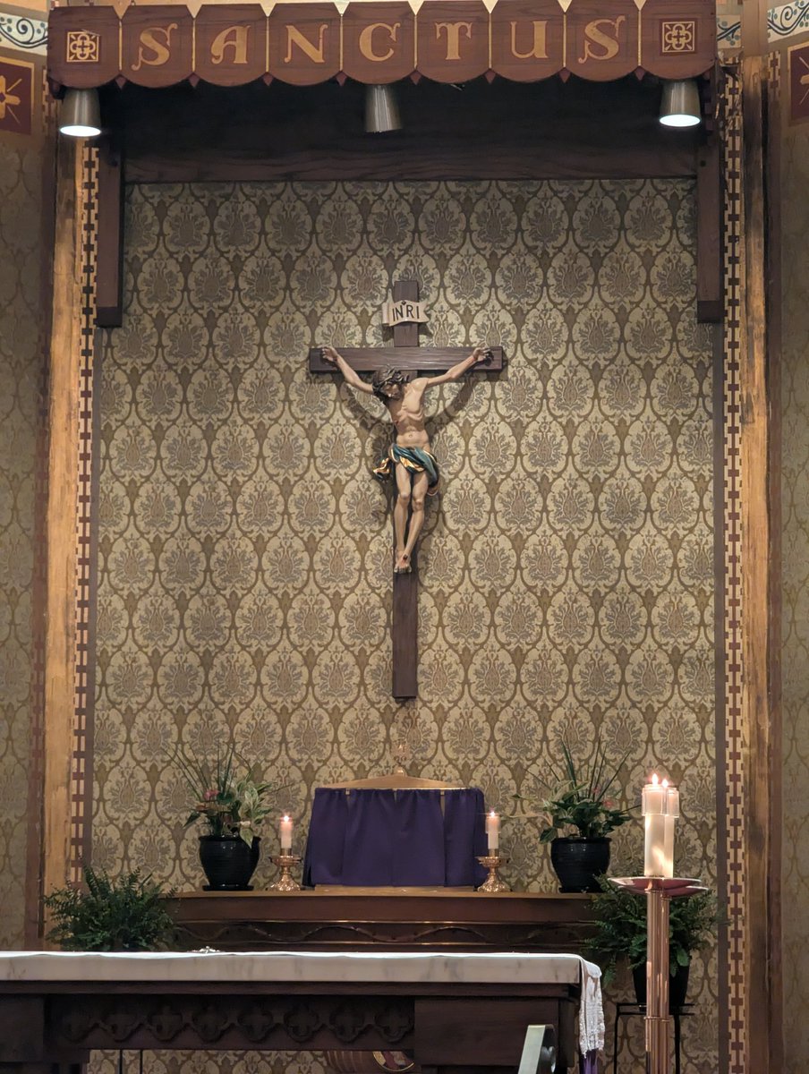 Entering a warm church on a cold snowy day is good for the soul