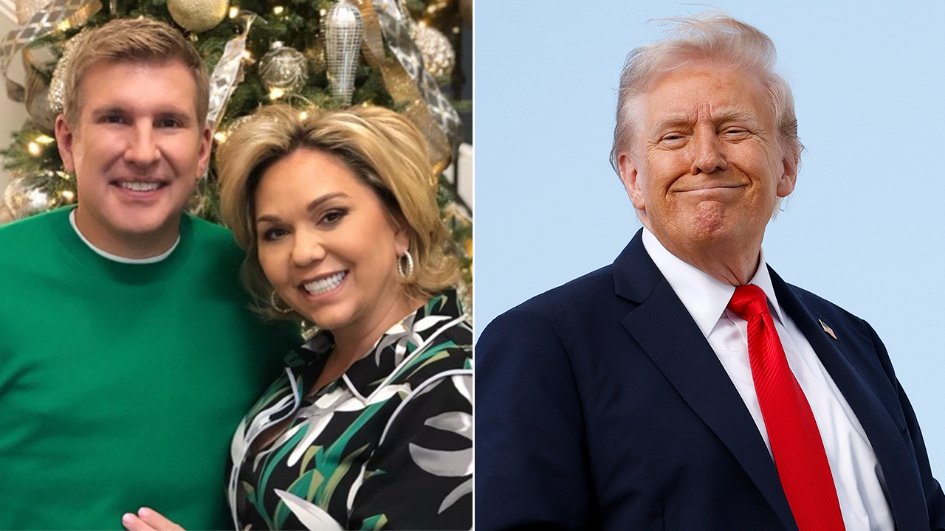 IreneQueen1e's tweet photo. Todd and Julie Chrisley celebrate their first holiday season home in two years, cherishing family time and old traditions after receiving prison pardons.  https://t.co/ujuIDlnNcI https://t.co/UFr98KUFKO