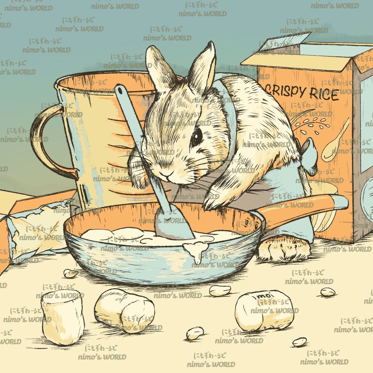WorldNimo's tweet image. 12月になっちゃいましたっ😂ヒーw
最近沢山うさぎイラスト描いているのでまとめてアップさせてください⤴️（月末に間に合ってない）
皆さんはどのイラストが好きですか？😍

#今月描いた絵を晒そう