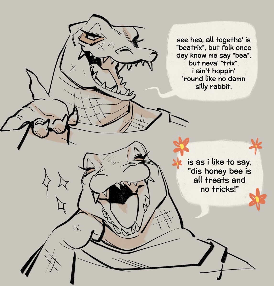 beatrix the cajun gator.