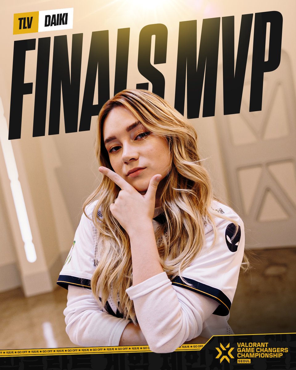 For 3 years, she fought hard for this.

A well-earned MVP for Daiki, the IGL who guided Team Liquid Visa all the way 🏅