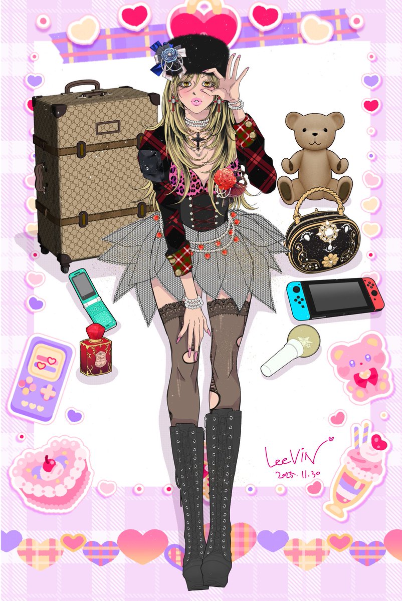 Lee_Vin_'s tweet image. 갸루 미주님이 너무 아름다와서 팬아트 그렸어요🩷🖤
오랜만에 갸루 그리면서 넘 행복했네요🥹🥰
#미주님
#러블리즈
 #fanart